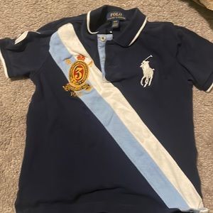 Boy blue polo